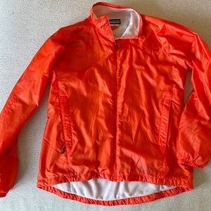 Patagonia womens M orange lined windbreaker